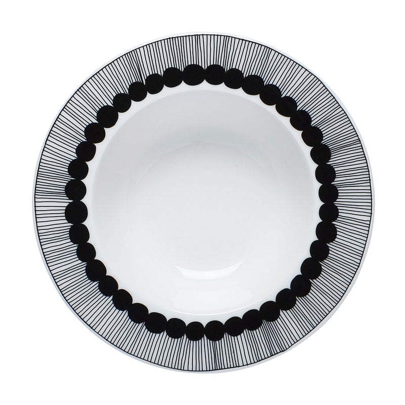 Oiva - Siirtolapuutarha deep plate 20 cm by Marimekko # #