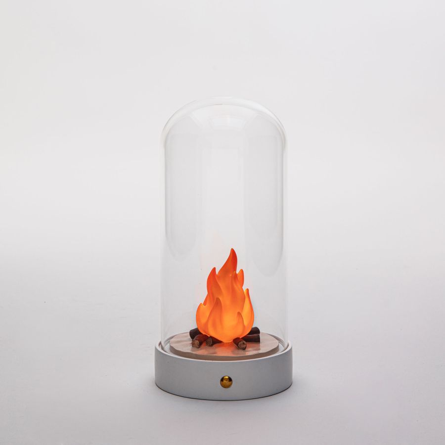 Resin and Glass Table Lamp My Little Bonfire by Seletti #Bonfire