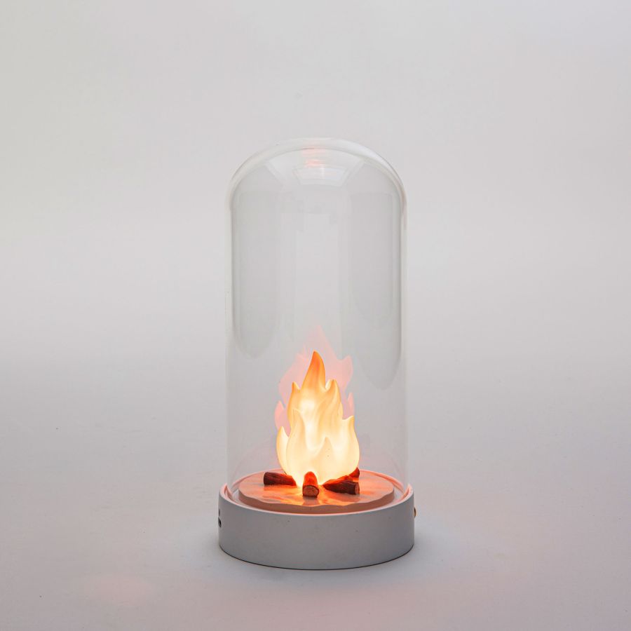 Resin and Glass Table Lamp My Little Bonfire by Seletti #Bonfire