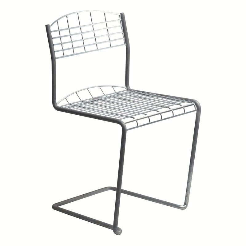 High Tech Chair by Grythyttan Stålmöbler #galvanized steel #