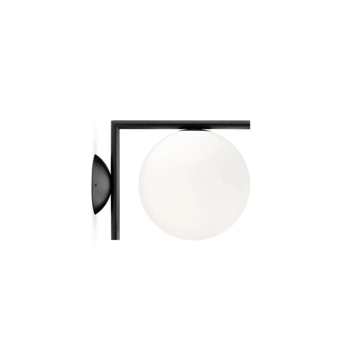 IC Wall Lamp/ Ceiling Light Outdoor by Flos #Black Ash