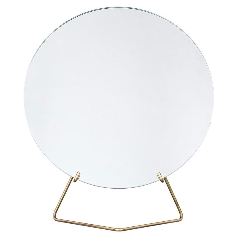 Standing mirror 30 cm by Moebe #brass  #