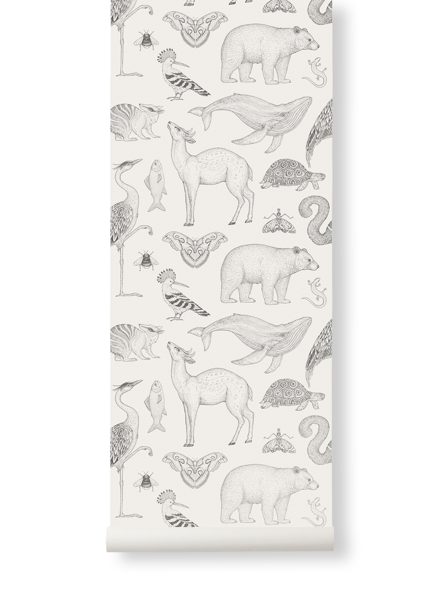 Katie Scott Wallpaper - Animals by Ferm Living