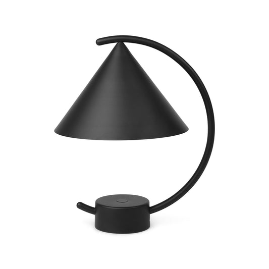 Meridian Portable Table Lamp Cashmere by Ferm Living #Black