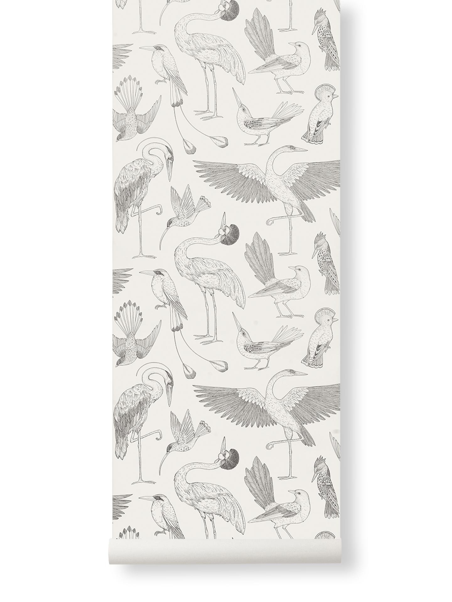 Katie Scott Wallpaper - Birds by Ferm Living