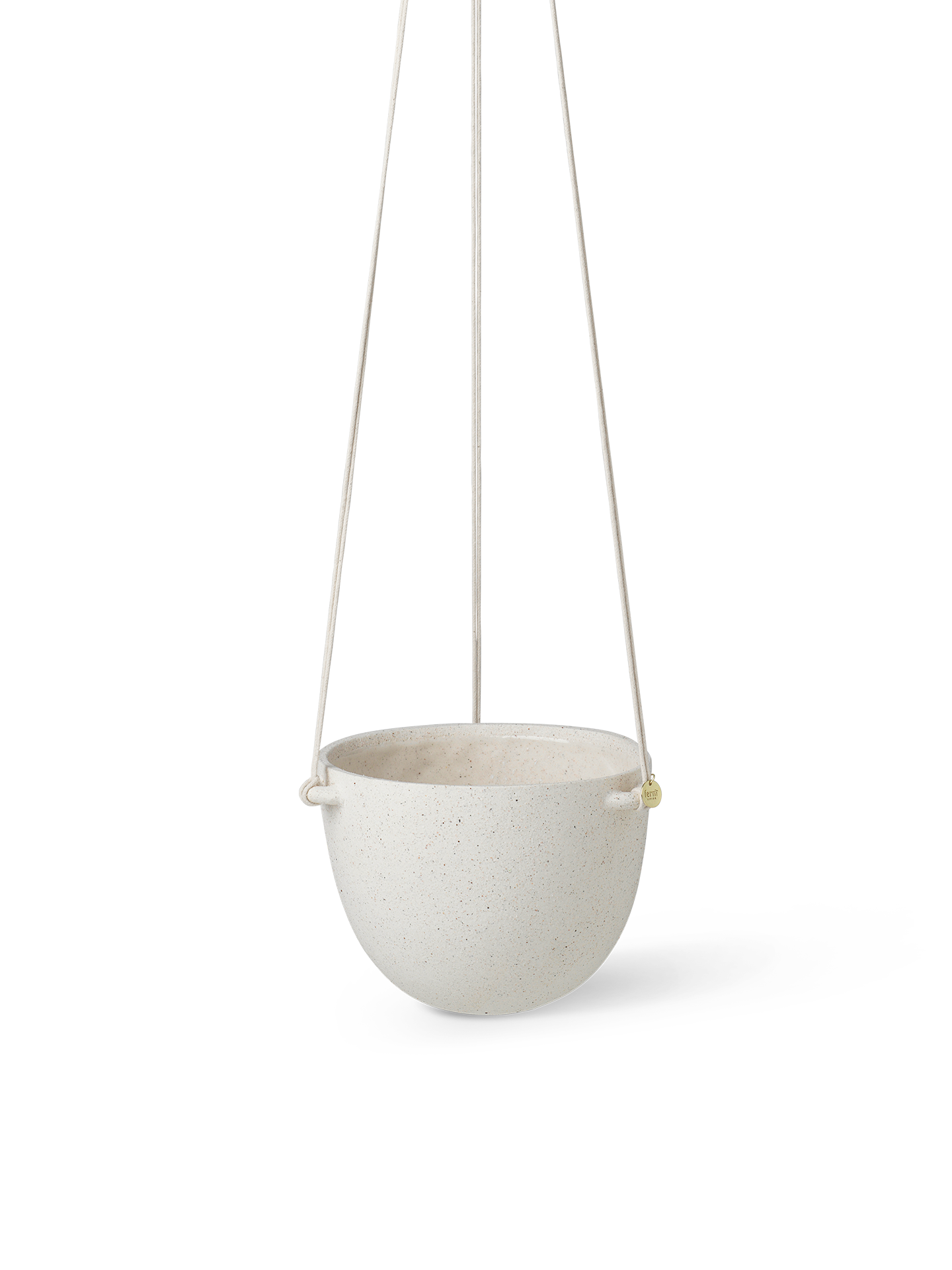 Speckle Hanging Pot - Off-White by Ferm Living