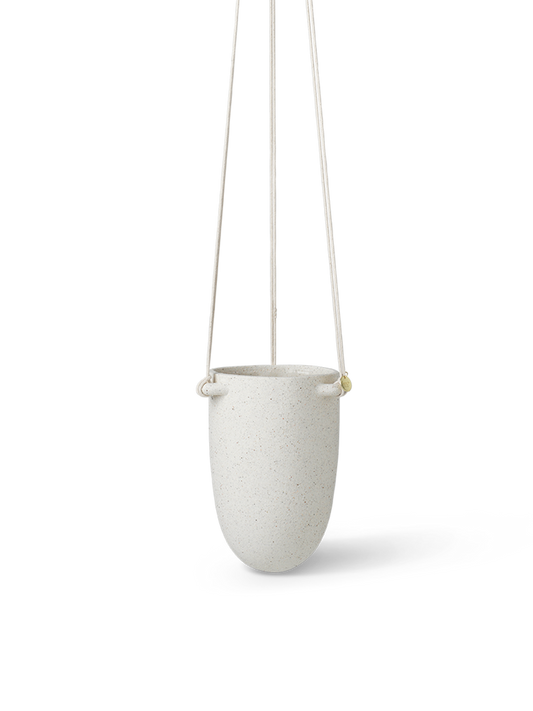 Speckle Hanging Pot - Off-White by Ferm Living