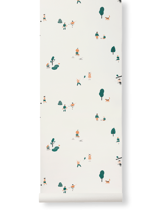 The Park Wallpaper by Ferm Living