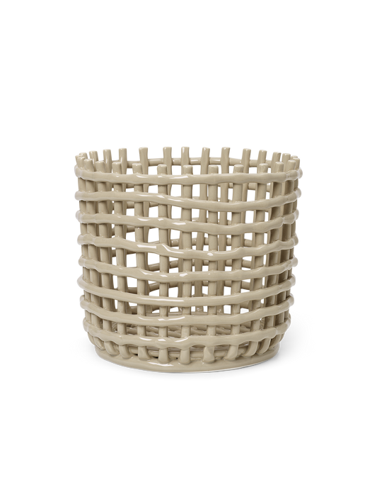 Ceramic Basket - Large by Ferm Living