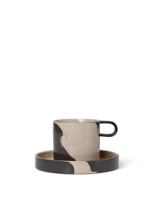 Inlay Cup with Saucer by Ferm Living