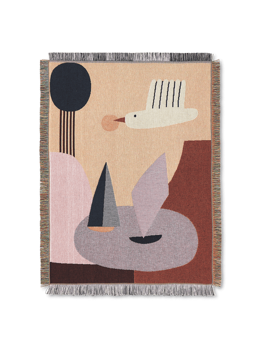 Bird Tapestry Blanket by Ferm Living