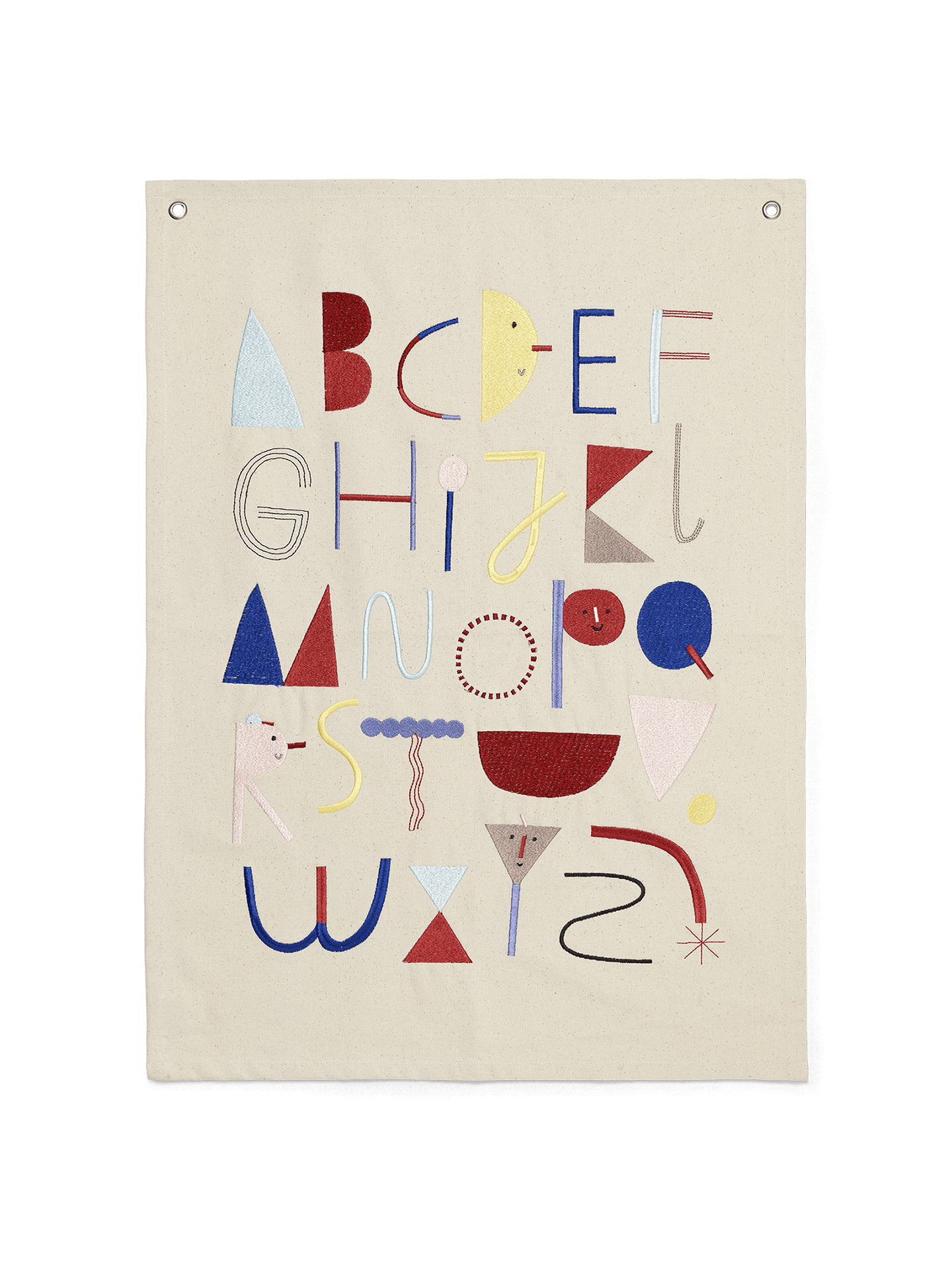 Alphabet Fabric Poster by Ferm Living