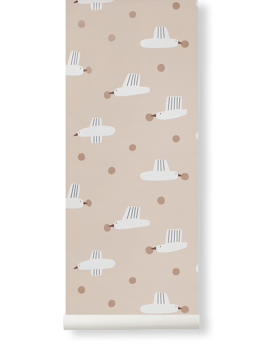 Birds and Berries Wallpaper by Ferm Living