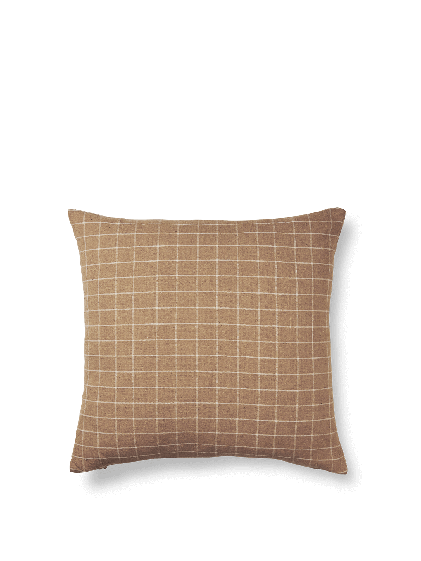 Brown Cotton Cushion by Ferm Living