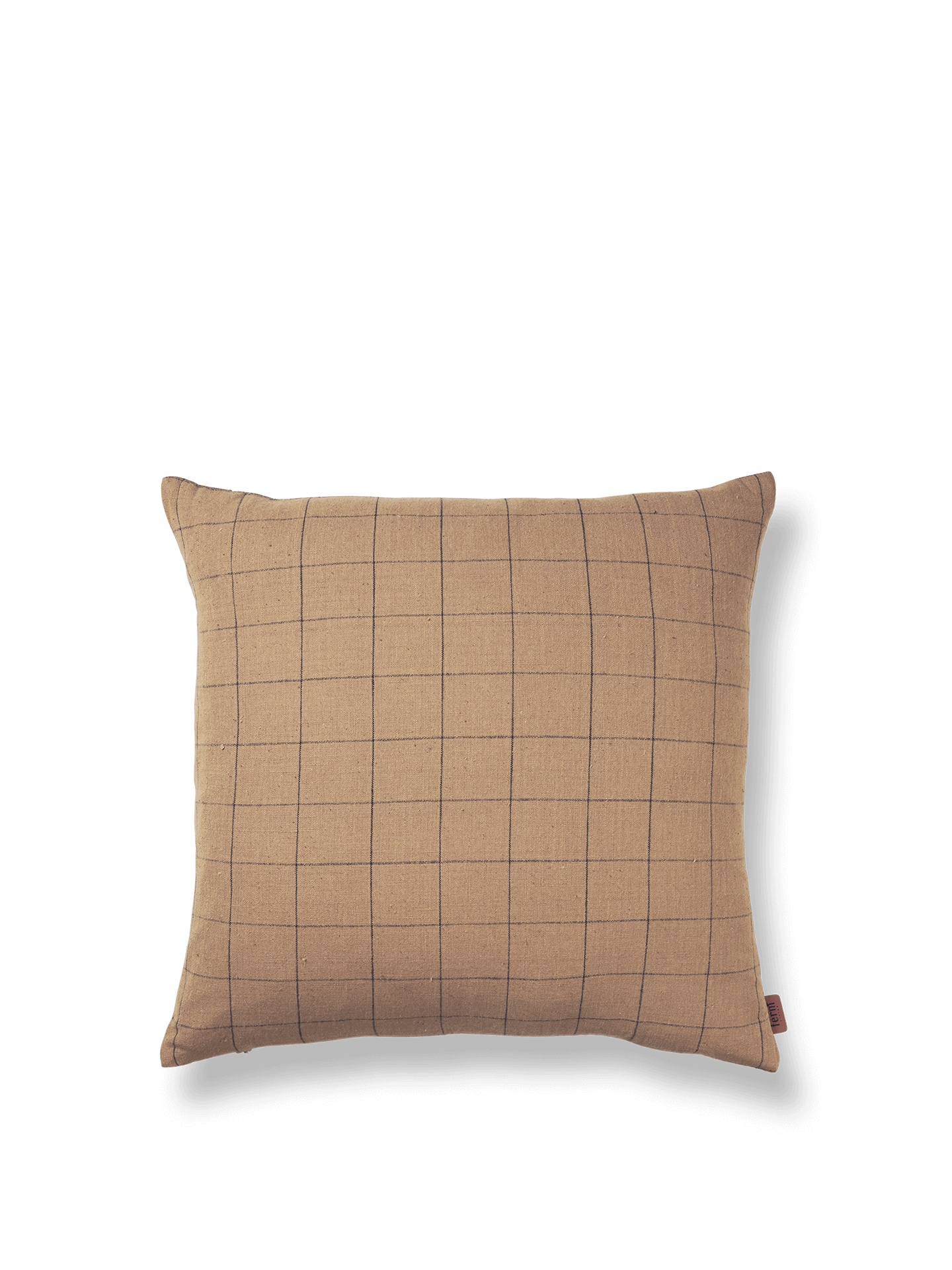 Brown Cotton Cushion by Ferm Living