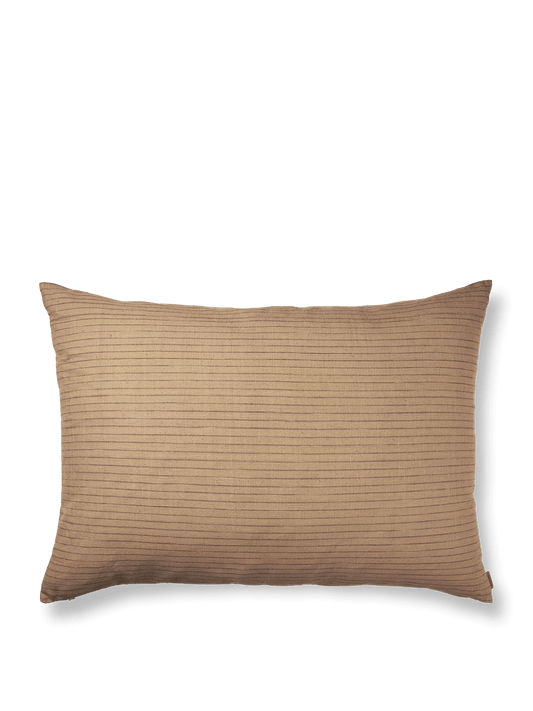 Brown Cotton Cushion Large by Ferm Living