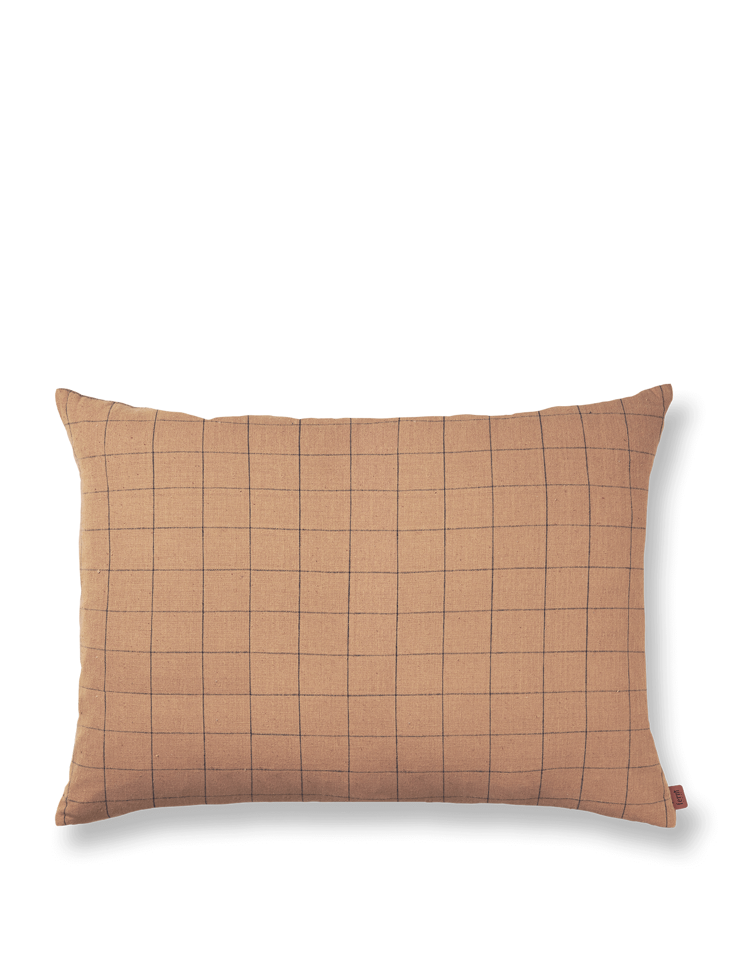 Brown Cotton Cushion Large by Ferm Living