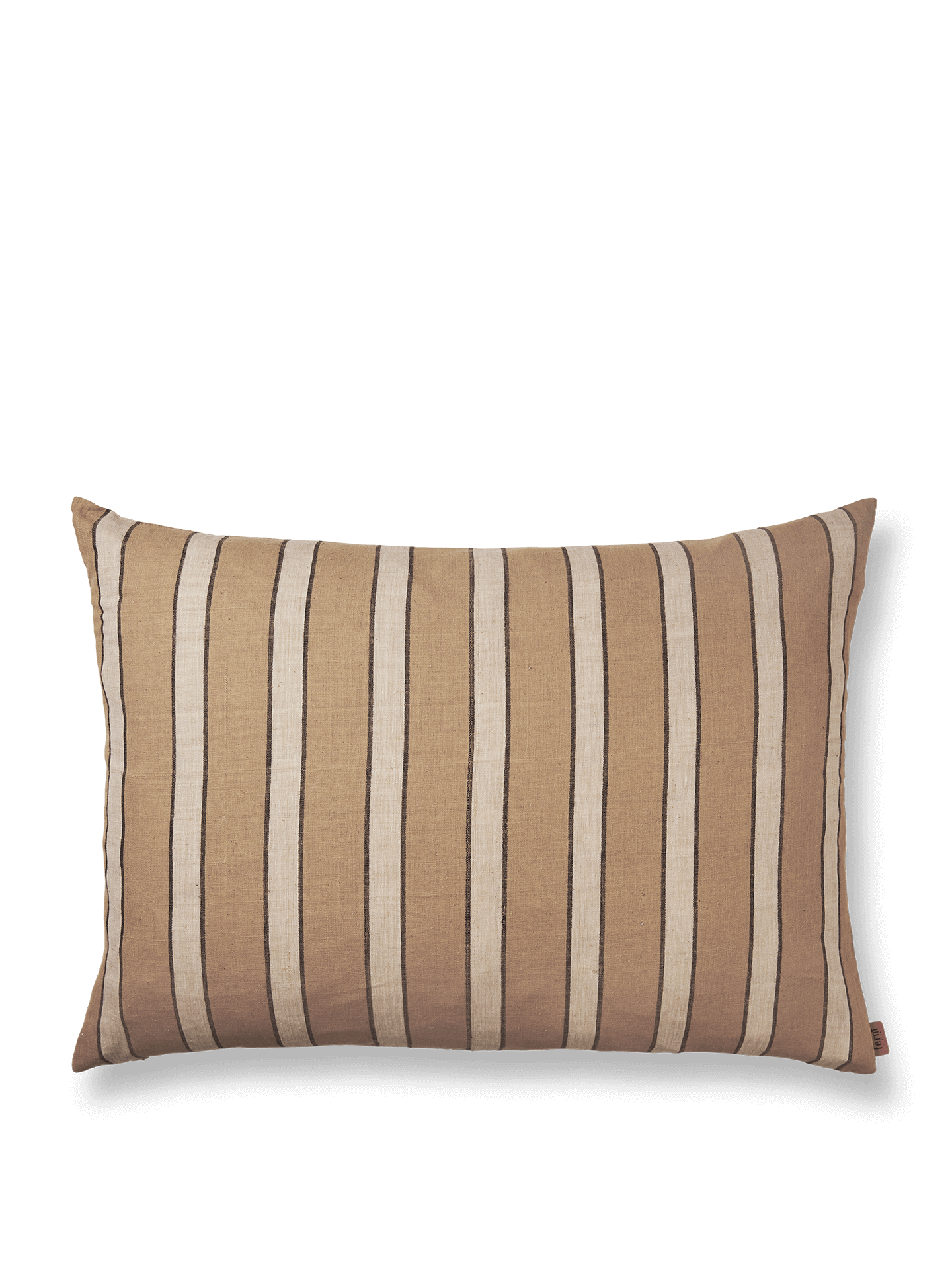 Brown Cotton Cushion Large by Ferm Living