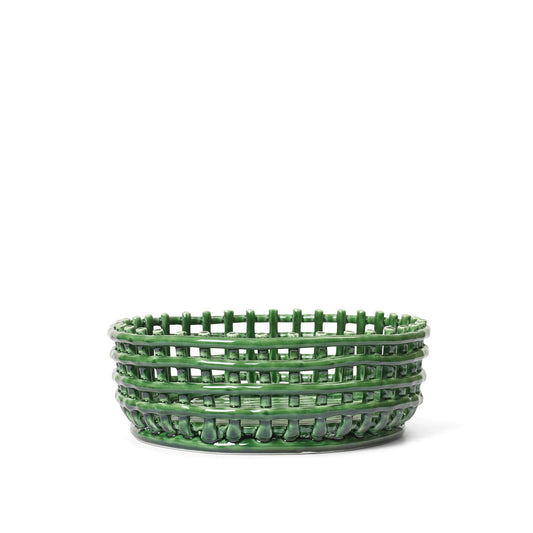 Ceramic Bowl by Ferm Living #Emerald Green