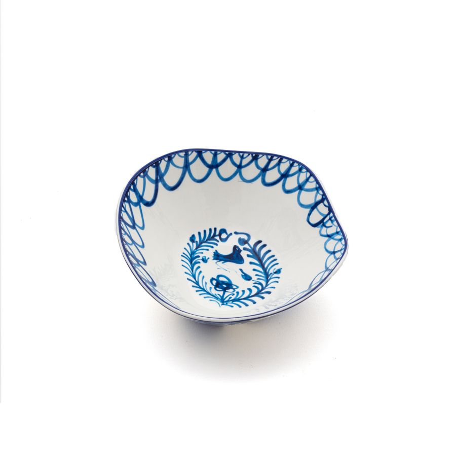 Porcelain Salad Bowl Classics on Acid Pajaro by Seletti