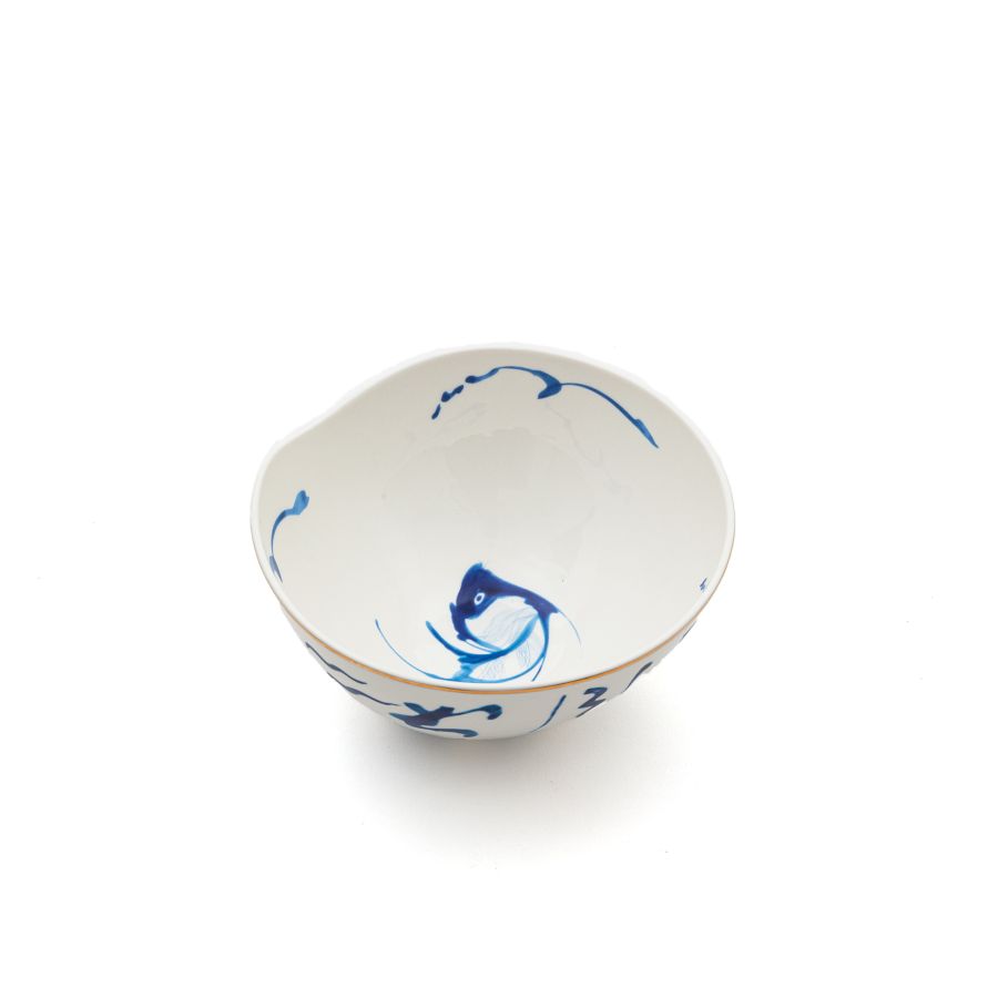 Porcelain Salad Bowl Classics on Acid Koi by Seletti