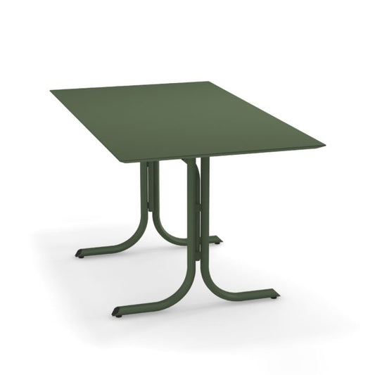 Table System Low border collapsible table 80x140 by Emu