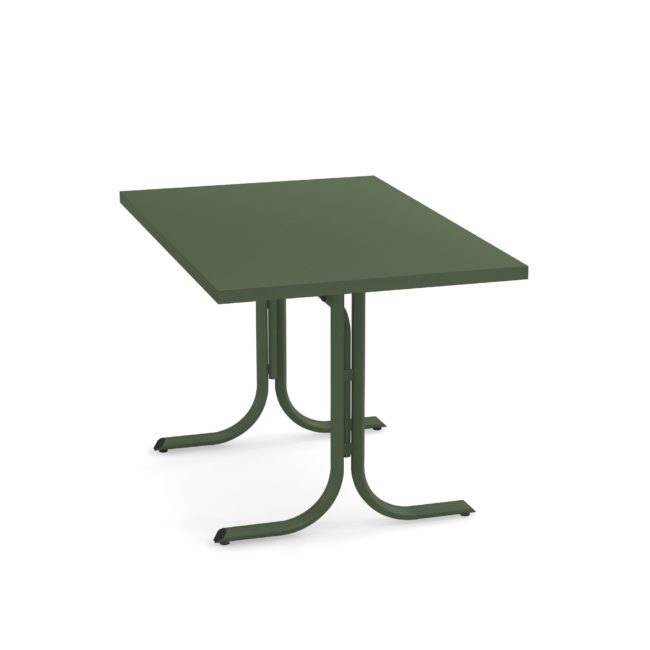 Table System Square border collapsible table 80x120 by Emu