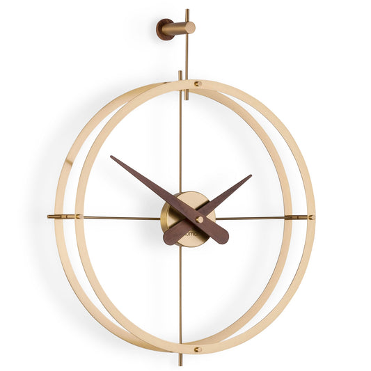 DOS PUNTOS PREMIUM GOLD Wall Clock by Nomon