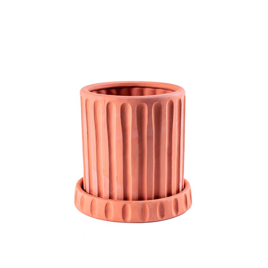 Terracotta vase Magna Graecia Dorico by Seletti