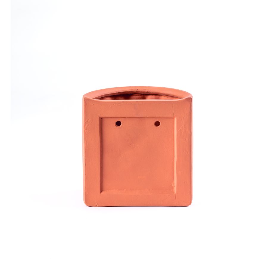 Terracotta Wall vase Magna Graecia Dorico by Seletti