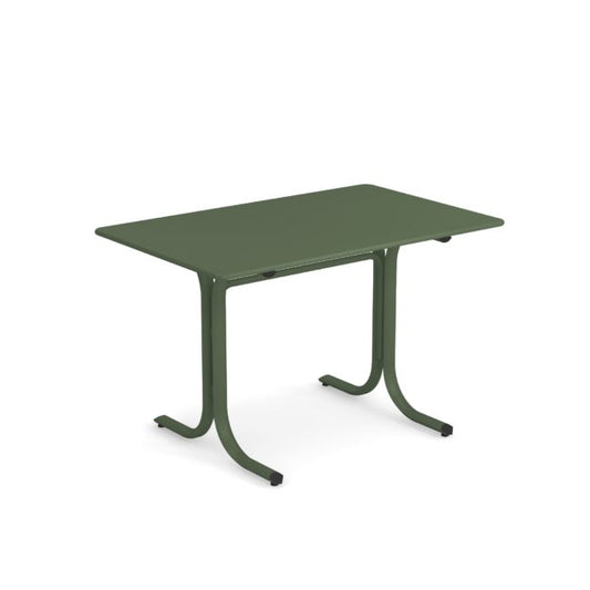 Table System Round border table 76x120 by Emu