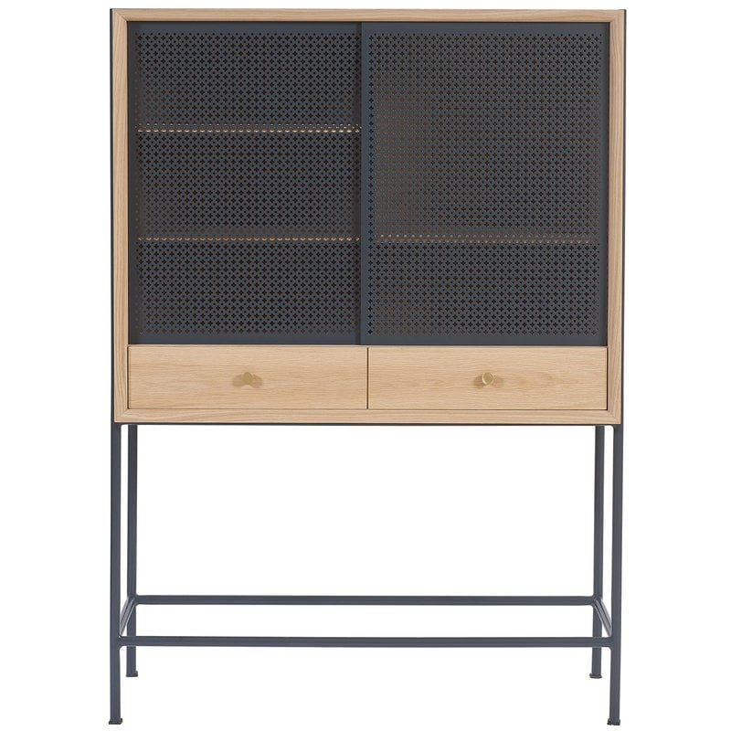 Gabin cabinet by Hartô #oak - slate grey #