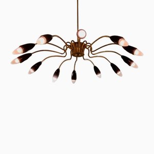 12-Arm Chandelier from Stilnovo, 1950s-LDW-1709141