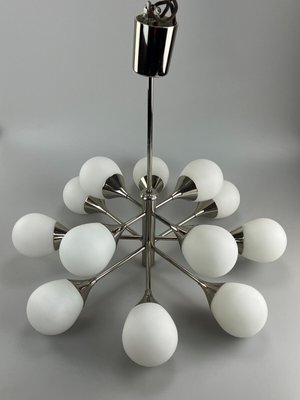 12-Flame Sputnik Chandelier from Kaiser Leuchten, 1960s / 70s-EJL-1362054