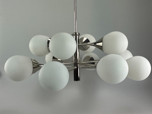 12-Flame Sputnik Chandelier from Kaiser Leuchten, 1960s / 70s-EJL-1362054