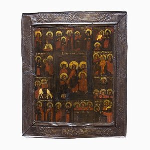 12 Holidays of the Orthodox Church, Metal, Framed-FSD-1195741