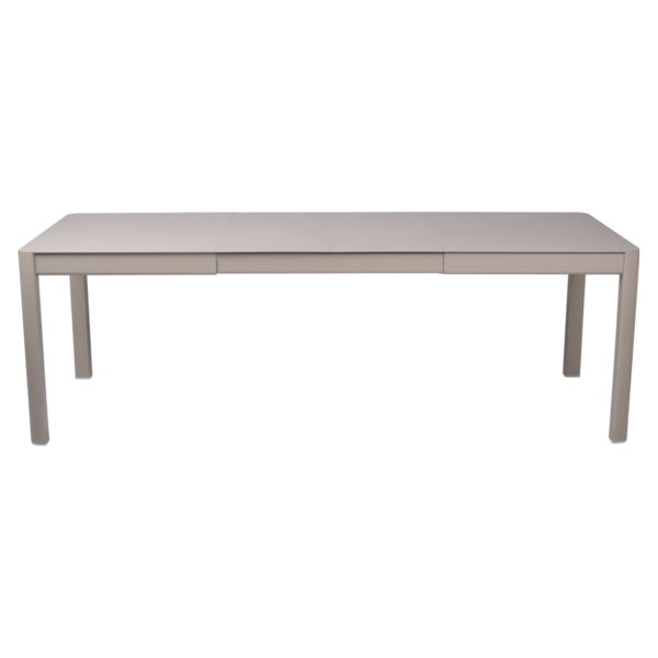 RIBAMBELLE TABLE WITH 2 EXTENSIONS 149/234 X 100 CM by Fermob #NUTMEG