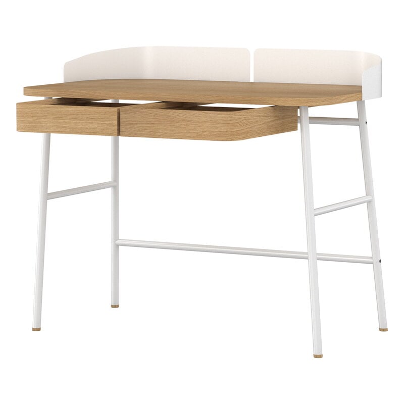 Victor desk by Hartô #oak - white #