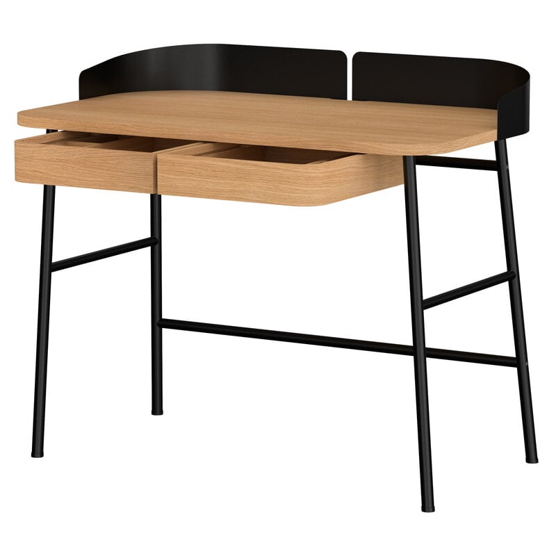 Victor desk by Hartô #oak - slate grey #