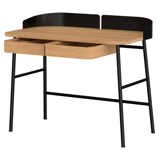 Victor desk by Hartô #oak - slate grey #