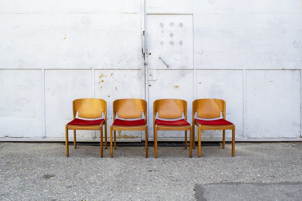 122 Chair by Vico Magistretti for Cassina, 1967, Set of 4-VCV-1338623