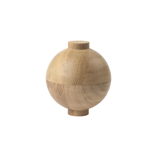 Wooden Sphere Bowl Oiled Oak XL by Kristina Dam Studio #Oiled Oak XL
