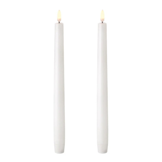 LED taper candle by Uyuni Lighting #25 cm, 2 pcs, nordic white #