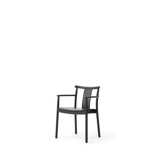 Merkur Dining Chair with Armrest by Audo #Black Oak