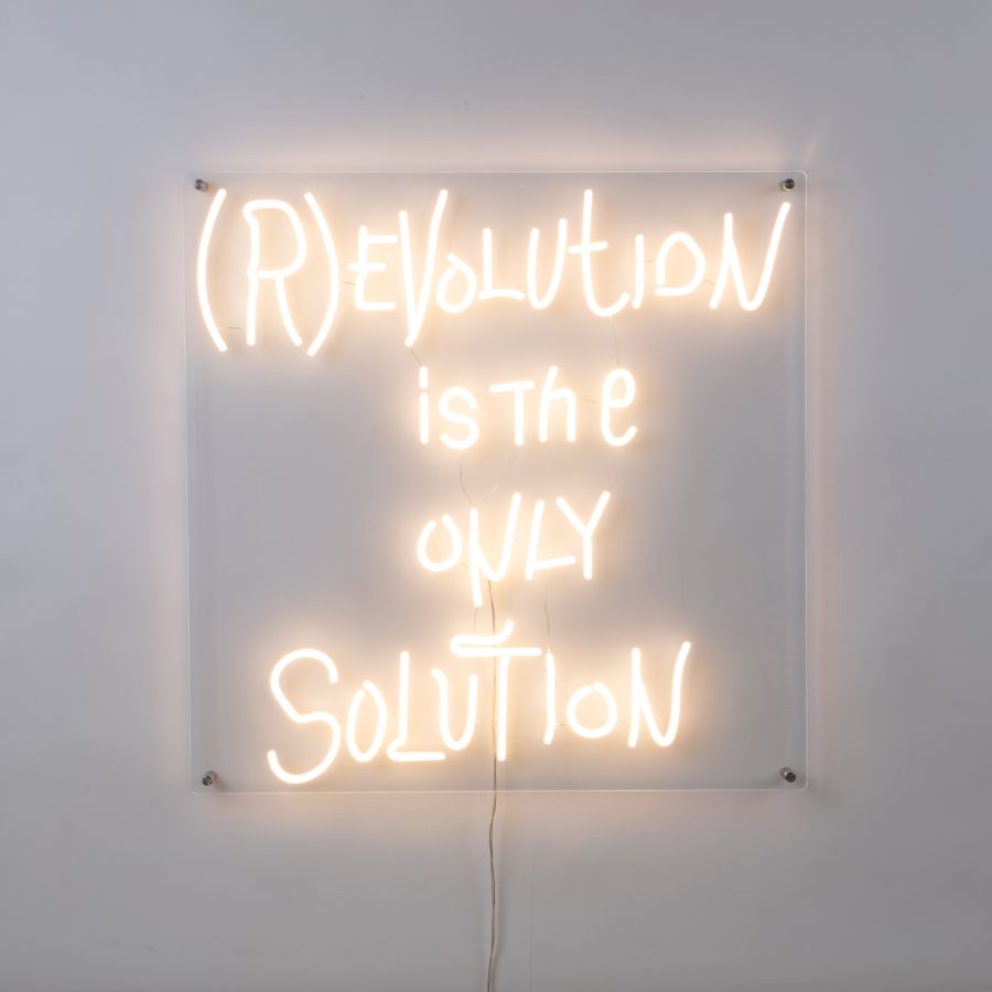 Silicone LED tube Wall Lamp (R)evolution Led by Seletti