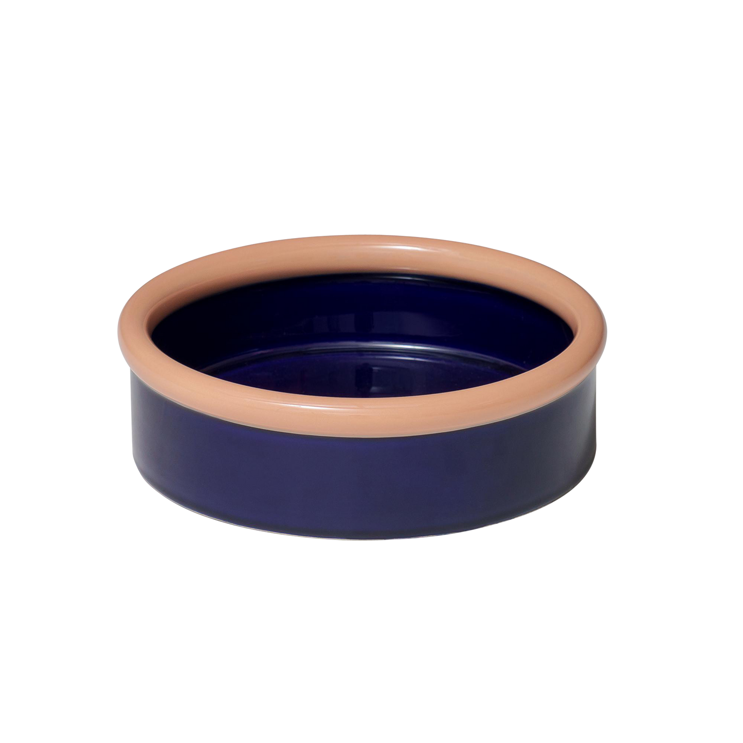 ROD Ceramic Bowl by NINE #Coral/ Dark Blue