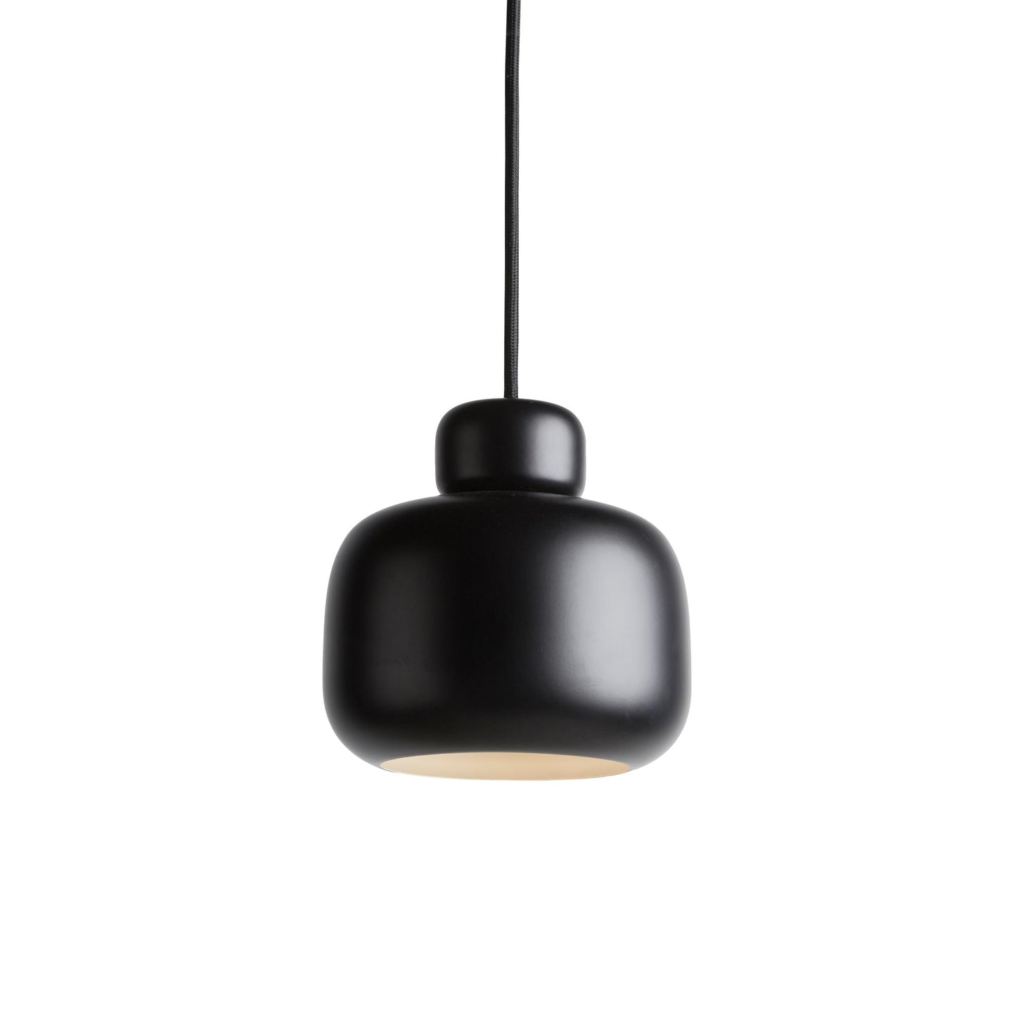Stone Pendant Lamp Small by WOUD #Black