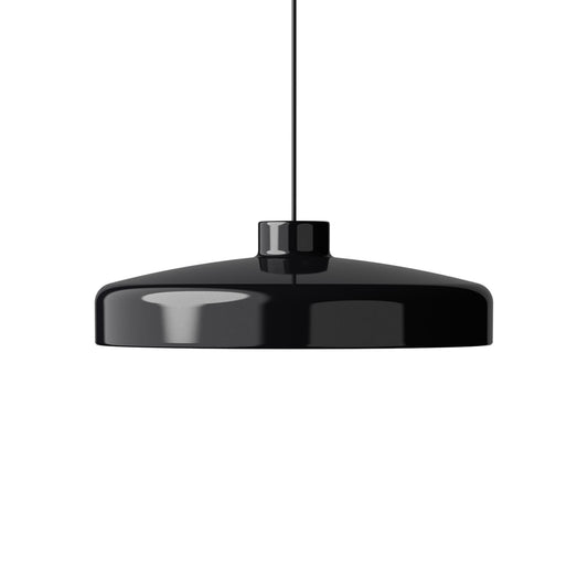 Lacquer Pendant Lamp Large by NINE #Black Burnished Brass
