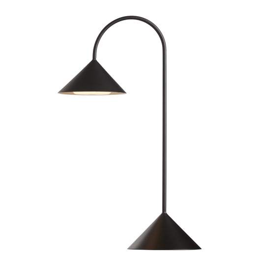 Grasp Portable Lamp H47 by Frandsen #Black/ Glass