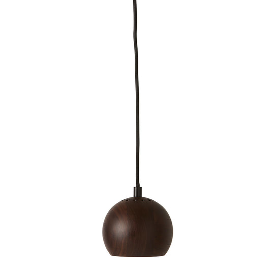 Ball Pendant Lamp Ø12 by Frandsen #Walnut
